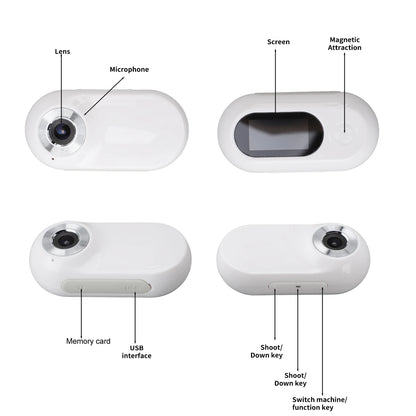 Furgone™ Pet Collar Camera for Videos and Photos HD 1080P 170° Wide Angle