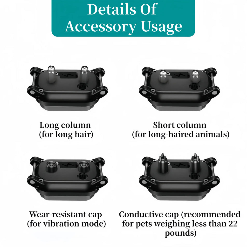 Furgone™ 800m Digital Dog Training Collar Waterproof Rechargeable Remote Control Pet with LCD Display for All Size Shock Vibration Sound