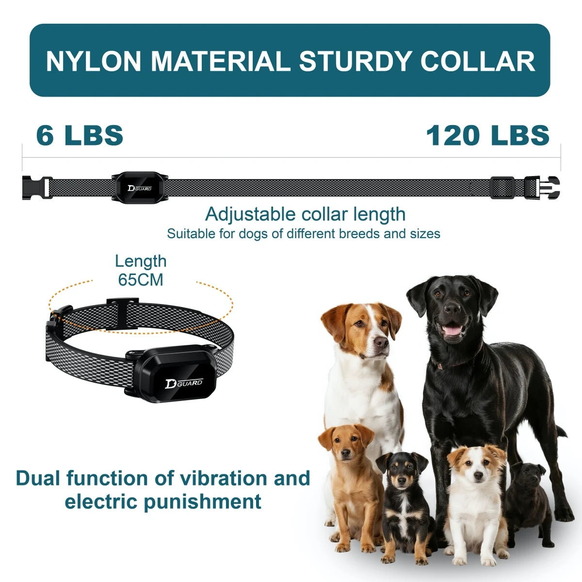 Furgone™ 800m Digital Dog Training Collar Waterproof Rechargeable Remote Control Pet with LCD Display for All Size Shock Vibration Sound