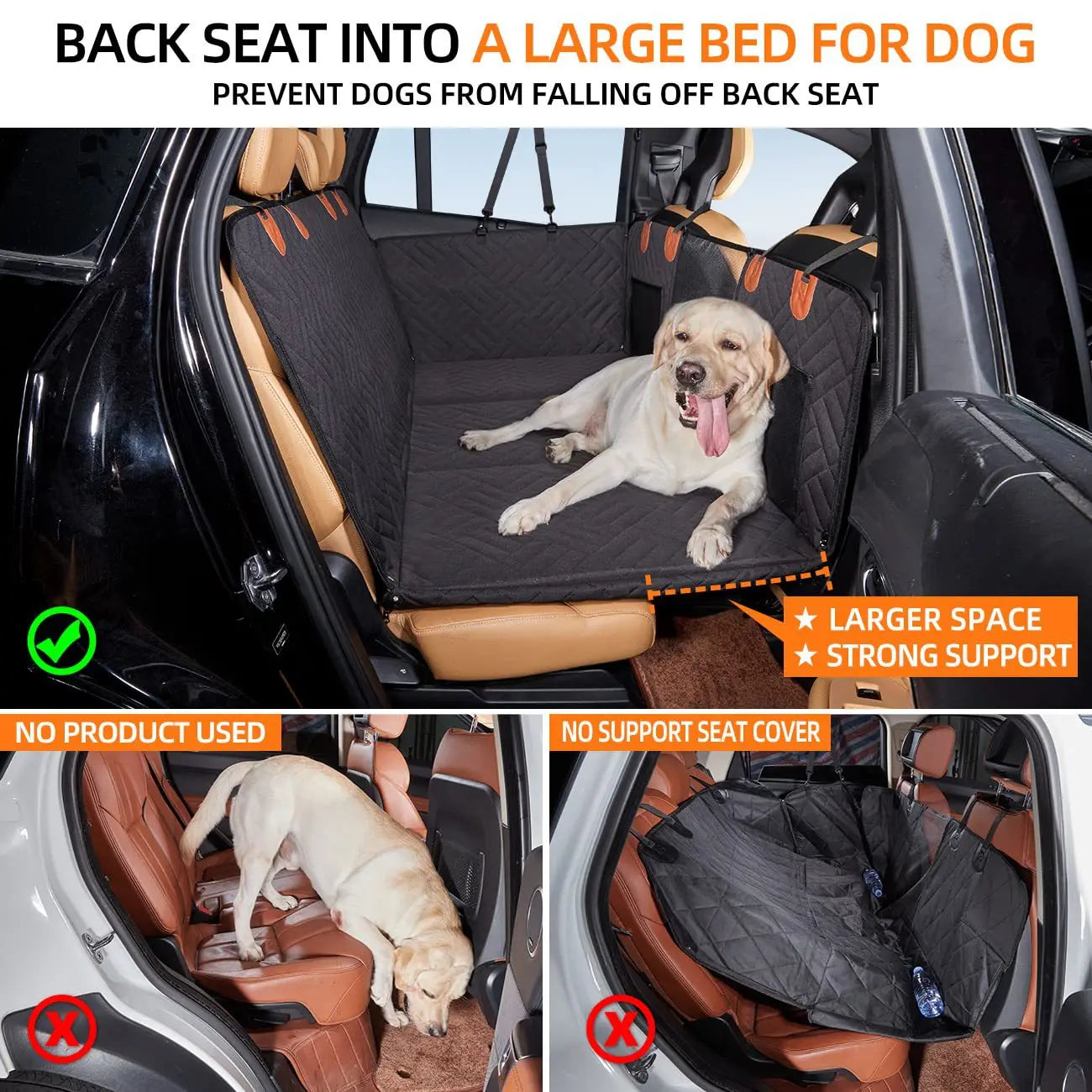 Furgone™ Convertible Car Bed for Dogs